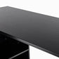 L-Shaped Corner Straight Writing Desk with Storage Shelf, Drawer, Home Office PC Table Computer Workstation, Black