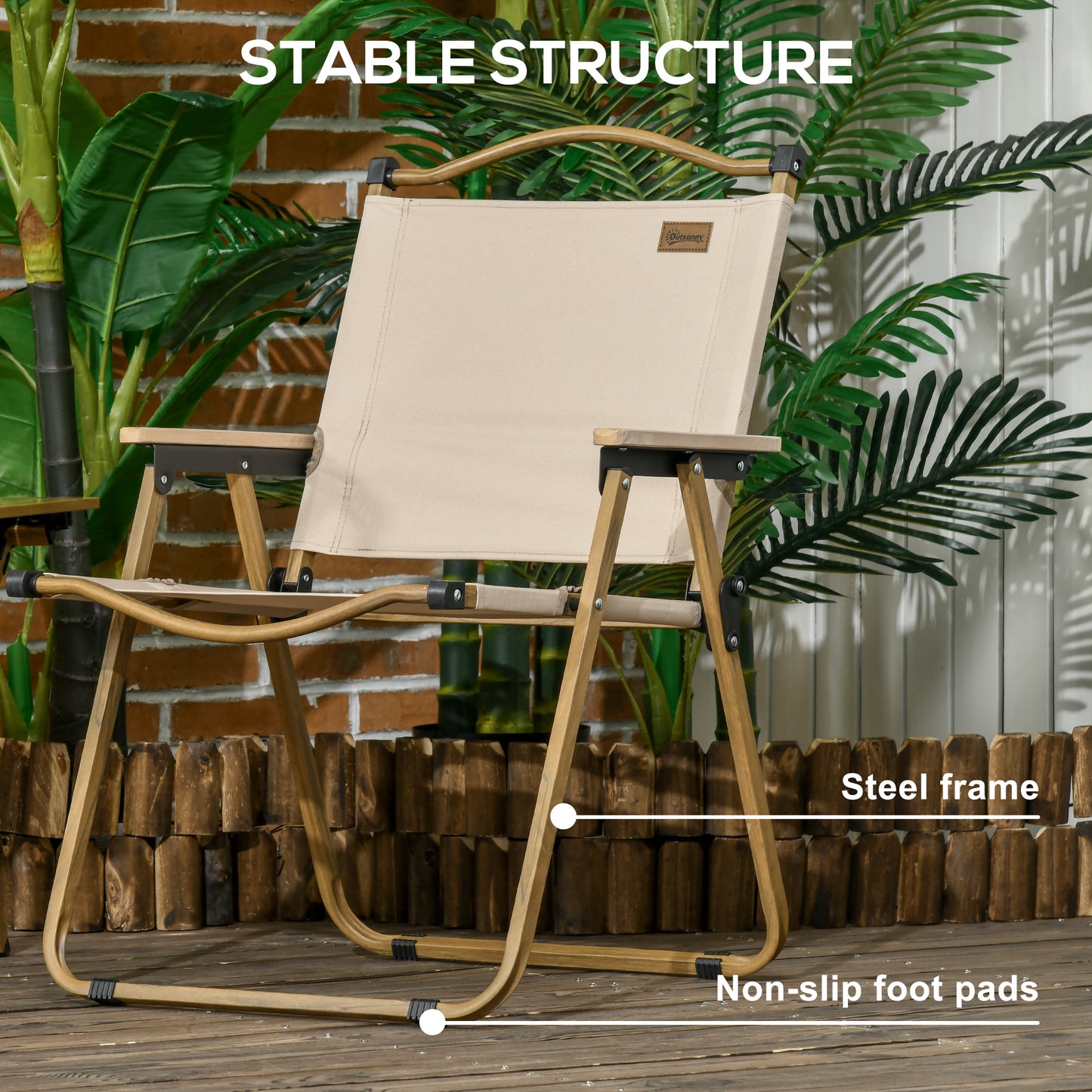 Camping Chair, Lightweight Folding Chair, Portable Armchair, Excellent for Festivals, Fishing, Dark Grey