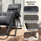 Padded Zero Gravity Chair, Folding Recliner Chair, Patio Lounger with Cup Holder, Adjustable Backrest, Removable Cushion for Outdoor, Deck, Poolside, Red