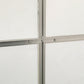 Walk-In Garden Greenhouse Aluminum Polycarbonate with Roof Vent for Plants Herbs Vegetables 8' x 4' x 7' Silver