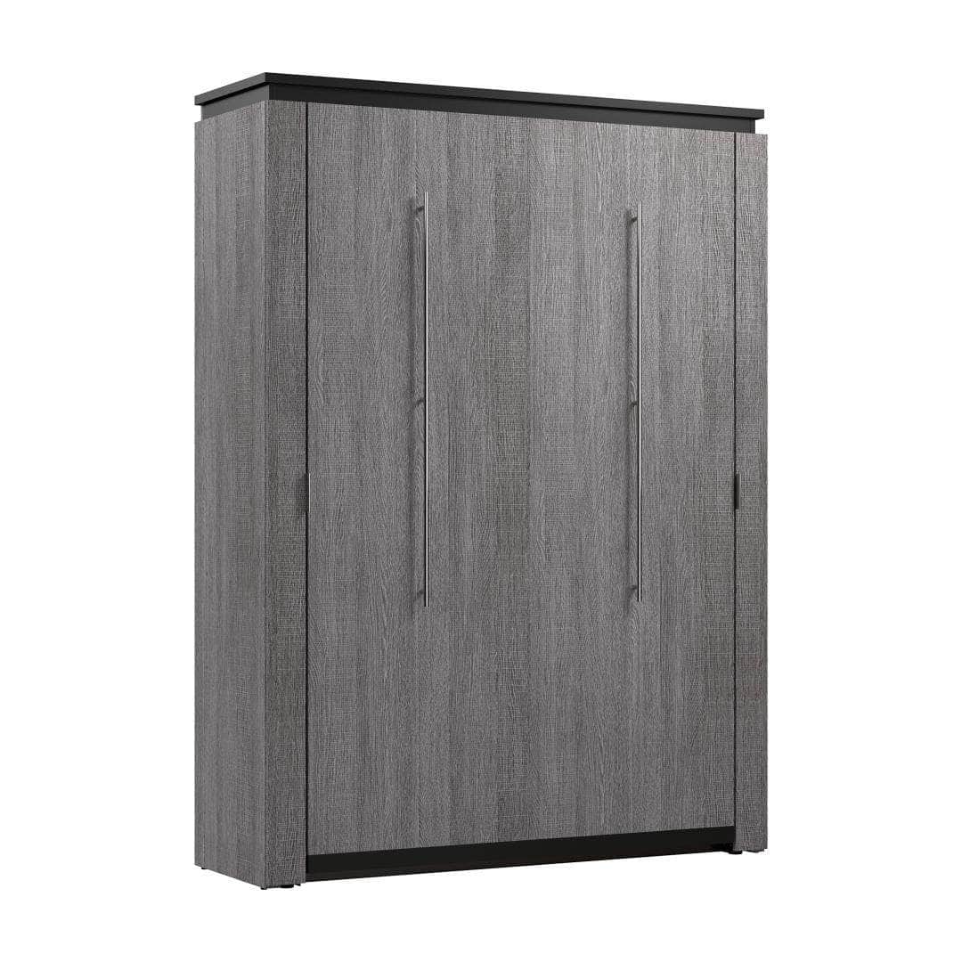 Orion murphy wall bed, full bark grey & graphite
