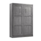 Pur murphy wall bed, full bark grey