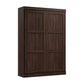 Pur murphy wall bed, full black walnut