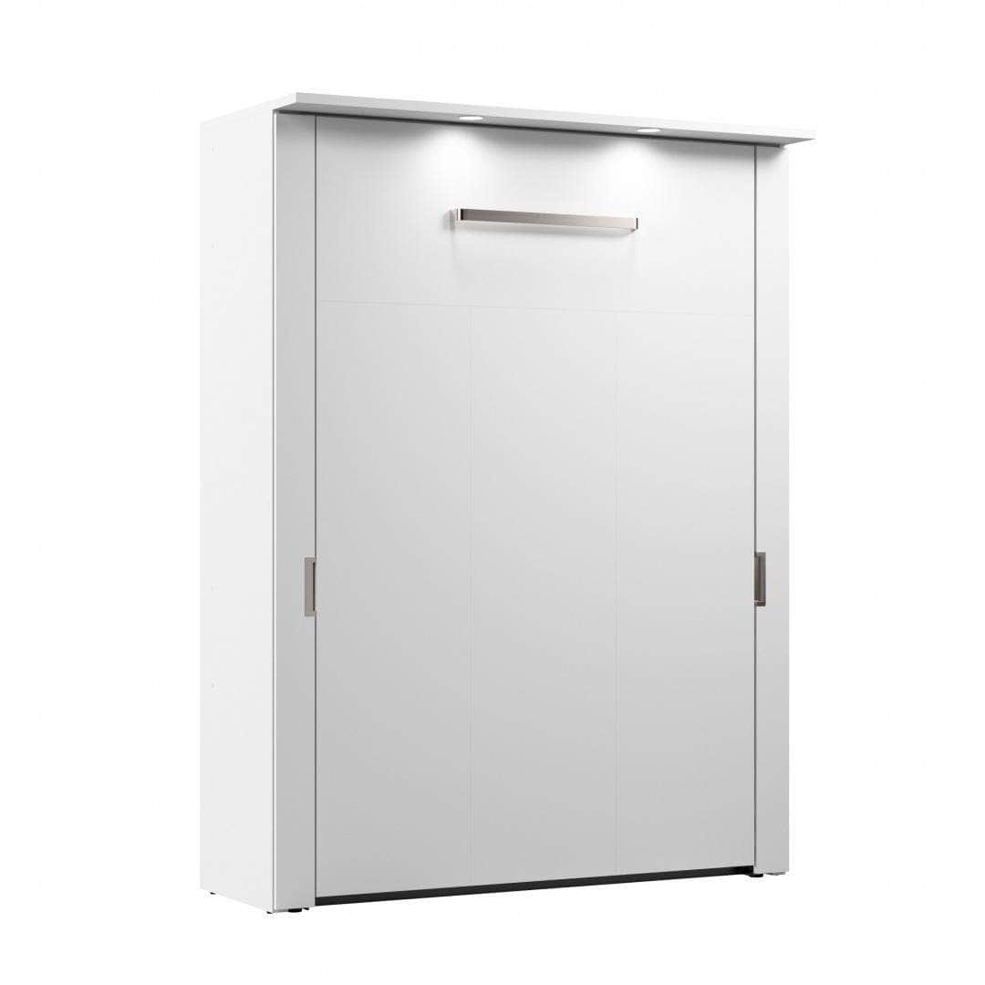 Lumina murphy wall bed, full white