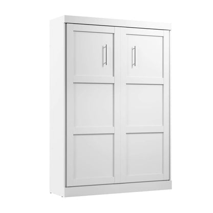 Pur murphy wall bed, full white