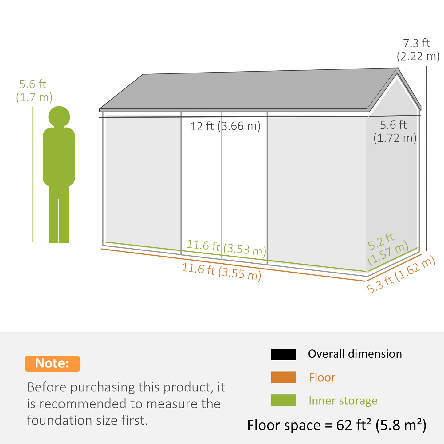 Metal Garden Storage Shed, Outdoor Tool Storage House with Lockable Door, Vents, Sloped Roof, Light Grey