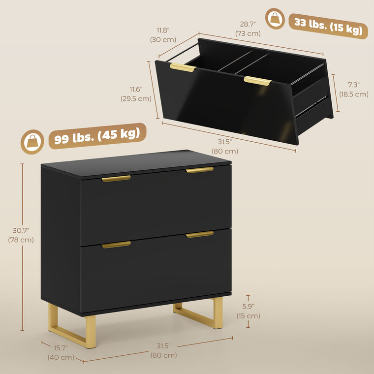 2-Drawer Lateral Filing Cabinet