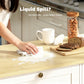 Kitchen Island Cart with Charging Station and Drop Leaf, Kitchen Island Table on Wheels with Trash Can Cabinet, White