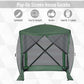 Pop-Up Tent, Foldable Screen Tent with Carry Bag, Zippered Door and Ground Stakes, Fits 3-4 People, Green