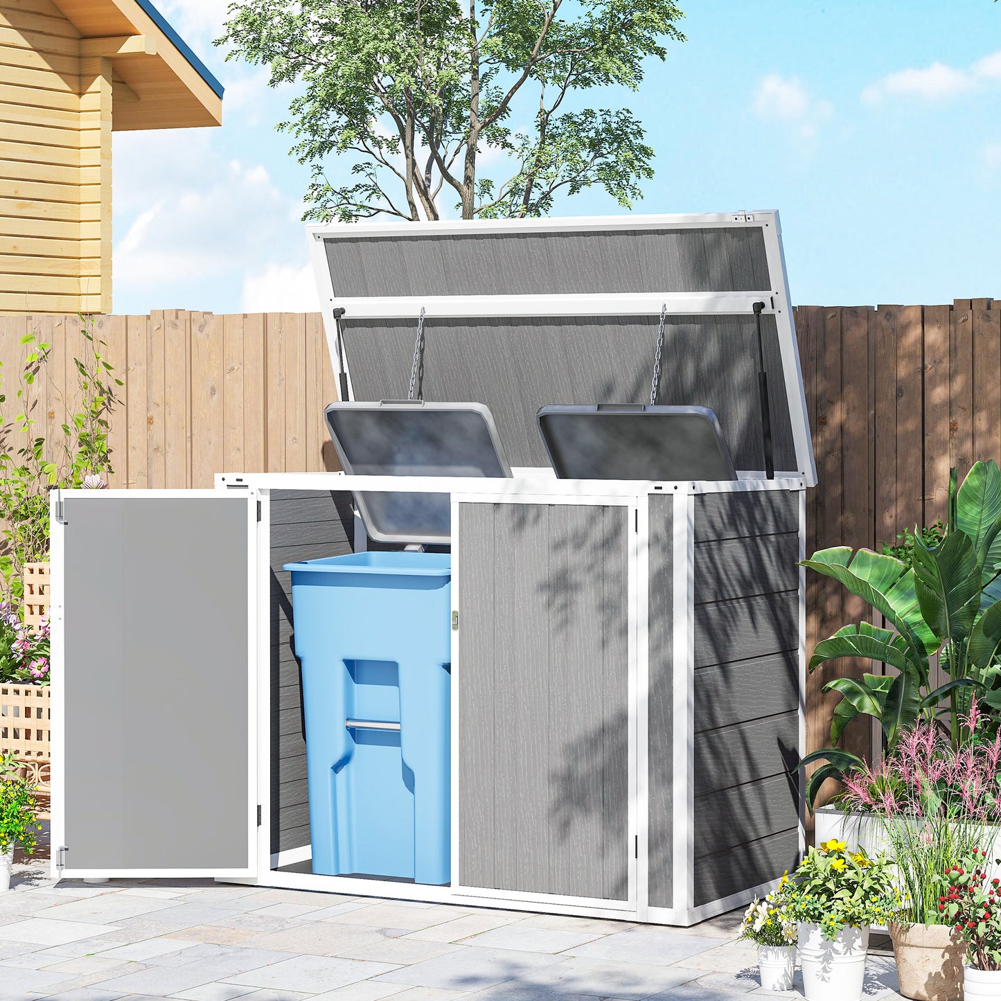 41 Cu. Ft. Garbage Bin Shed