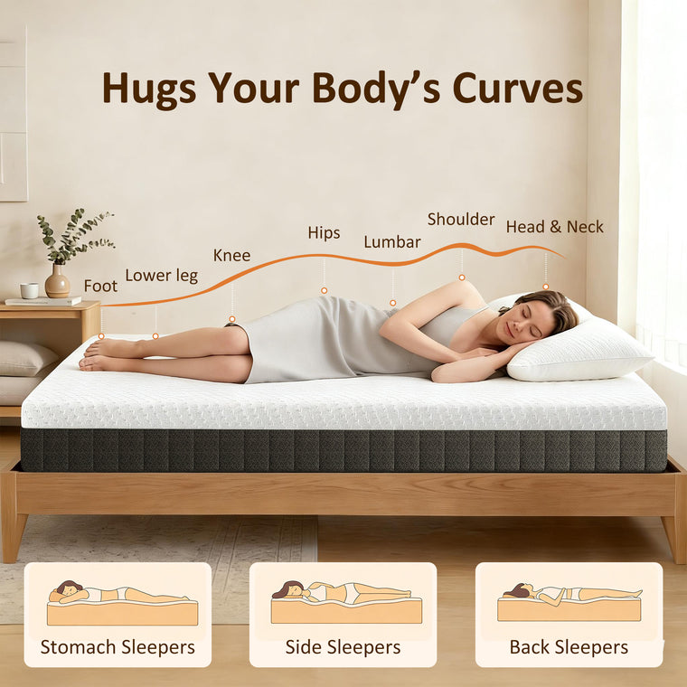 Memory Foam Mattress in a Box, Medium Firm