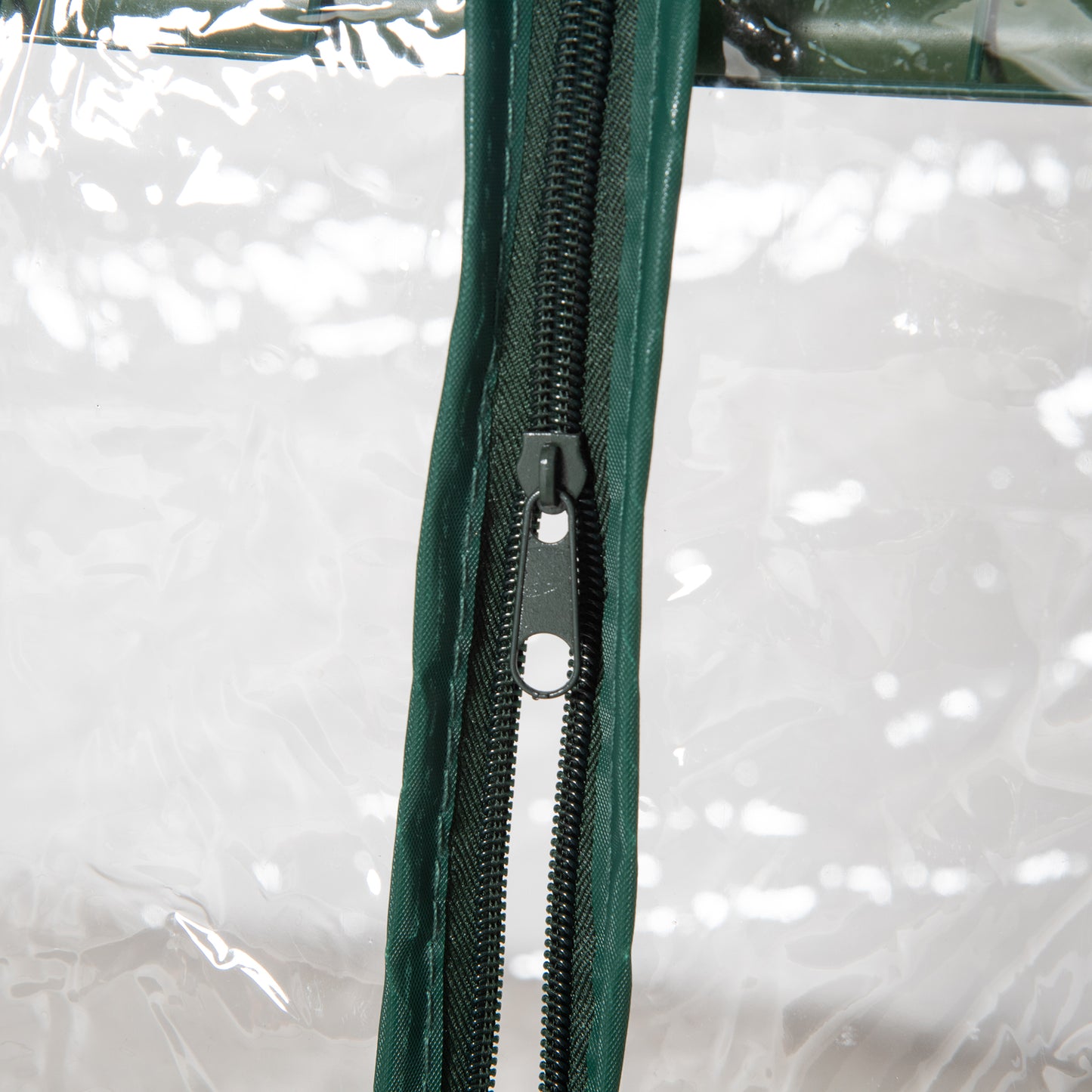 3 Tier Mini Greenhouse, Portable Outdoor Flower Stand with Shelf Clips, Indoor Greenhouse with Plastic Cover and Steel Frame, Transparent, 27" x 19" x 49"