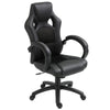 Racing Gaming Chair with Padded Headrest - Black