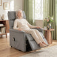 Lift Chair for Elderly, Power Chair Recliner with Remote Control, Side Pockets for Living Room, Dark Grey