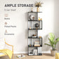 Modern Bookcase 5-Tier Display Shelf Storage Shelf Room Divider Living Room Home Office Furniture, Black