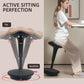 Swivel Standing Desk Chair, Adjustable Active Ergonomic Standing Stool, Backless Wobble Stool Chair, Brown