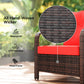 3 Pieces Wicker Patio Furniture Set, Rattan Bistro Set with Storage Coffee Table and Thickened Cushions, Outdoor Conversation Set for Garden, Porch, Balcony, Beige