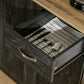 71" Kitchen Buffet with Hutch, Freestanding Kitchen Cabinet with Doors, Drawers, Microwave Counter, Black
