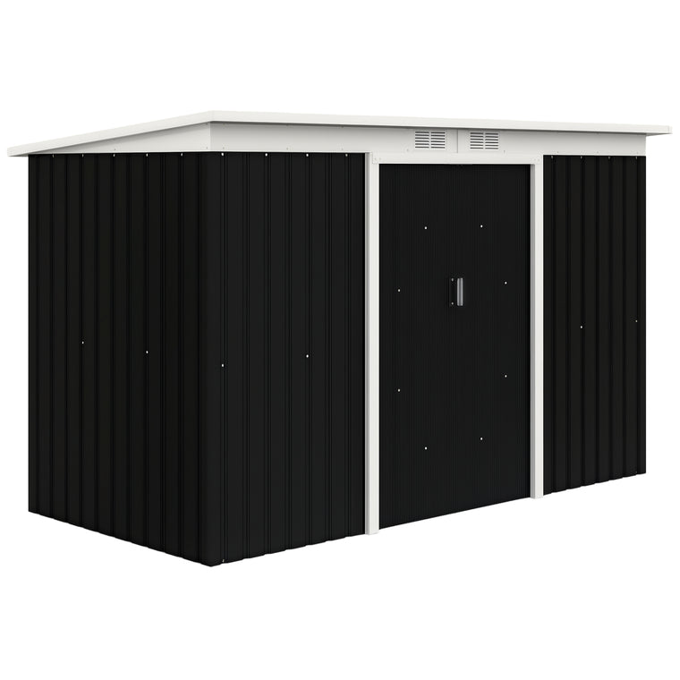 9' x 4' Garden Shed with Foundation Kit and Ventilation