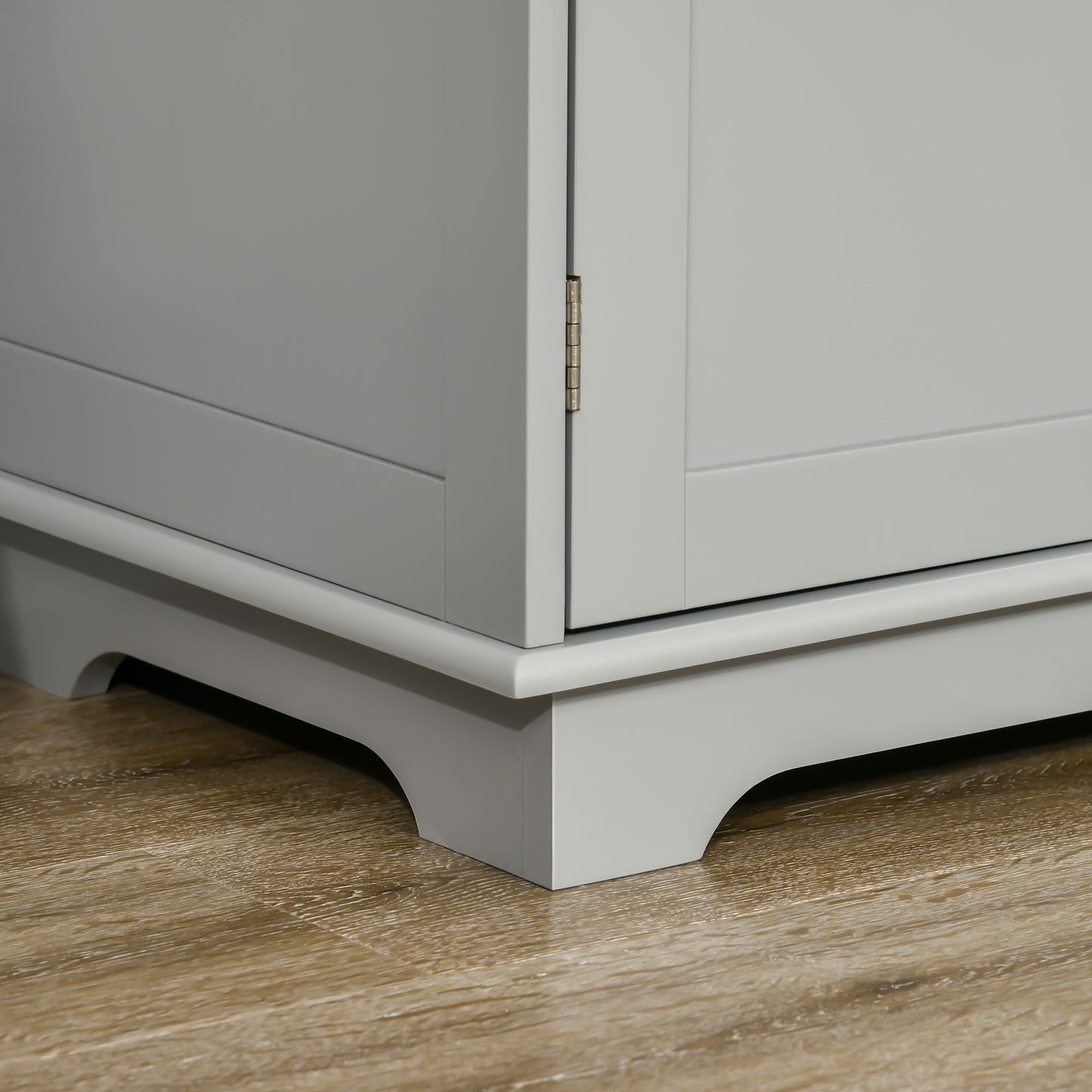 Modern Sideboard, Buffet Cabinet with Storage Cabinets, Drawers and Adjustable Shelves for Living Room, Grey