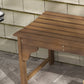 Wooden Garden Bench, Patio Double Park Bench with Slatted Seat, Front Porch Backless Bench, Teak