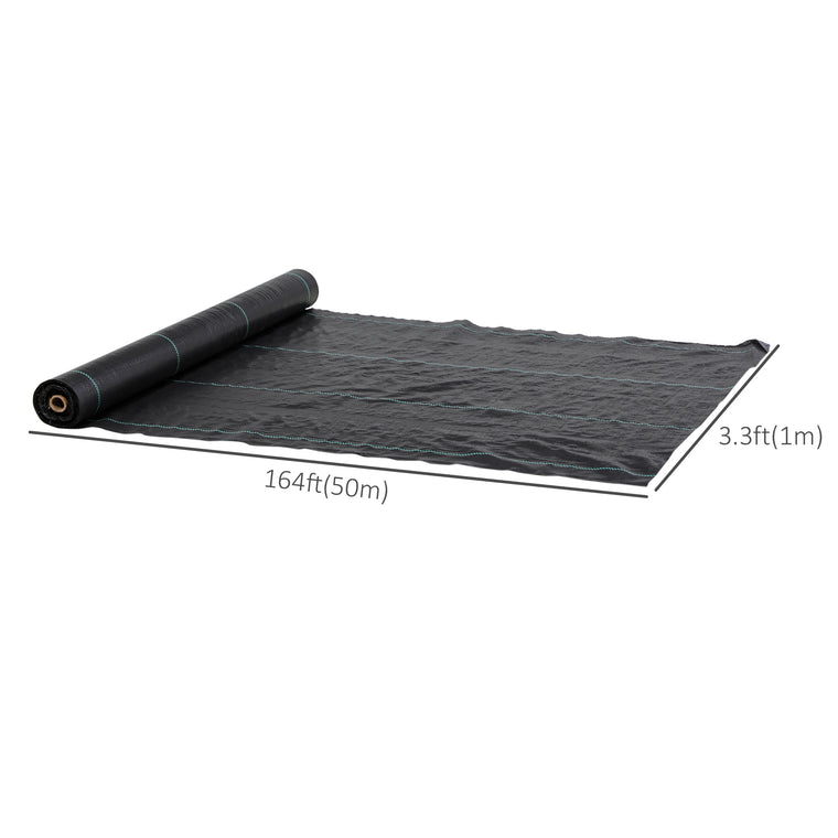 3' x 164' Heavy-Duty Landscape Fabric Weed Barrier, 2oz