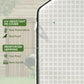 Portable Greenhouse, Walk-In Small Outdoor Green House with 2 Tier U-Shaped Flower Rack Shelves, 4.6' x 4.7', White