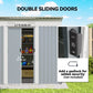 7' x 4' Outdoor Storage Shed, Metal Garden Shed with Lockable Sliding Doors and Vents, Grey