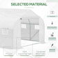 Portable Walk-In Tunnel Greenhouse Garden Warm House