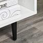 Modern TV Stand Cabinet for TVs up to 60 Inches with Storage Shelf, Cable Hole, Home Entertainment Unit Center, for Living Room Bedroom, White