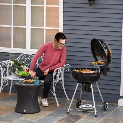 Portable Kettle Charcoal Grill with Heat Control