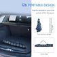 Beach Umbrella, 6.5' Easy-Assembly Sun-Shade Shelter with Sandbags and Carry Bag, Cool UV50+, Dark Blue