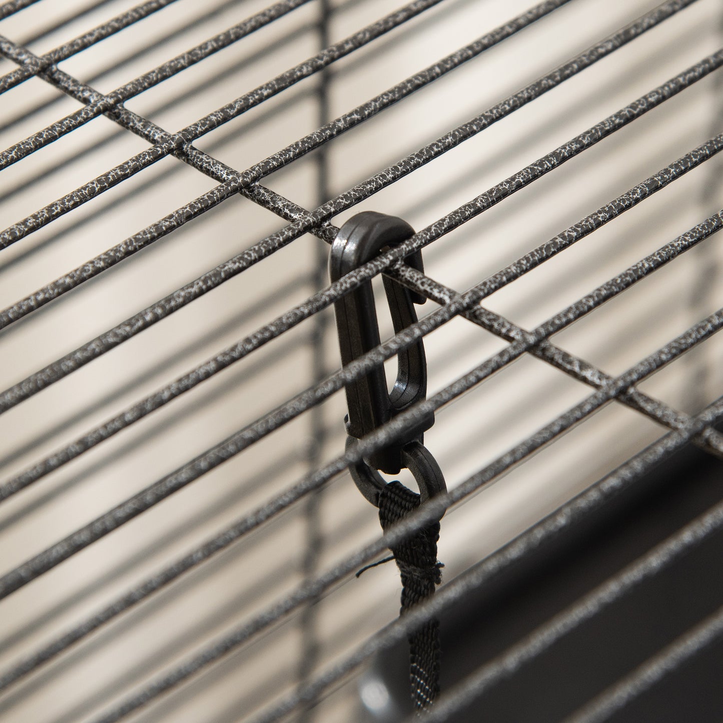 4-Tier Rolling Small Animal Cage, Deluxe Guinea Pig Cage, Ferret Cage for Mink Chinchilla Kitten Rabbit