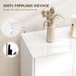 Kitchen Sideboard Storage Cabinet, Modern Coffee Bar Cabinet with Push-Open Design and 2 Drawers for Living Room, White