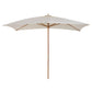 Patio Umbrella Market Patio Sun Umbrella Rectangle Cream White