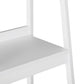 Set of 2, 4 Tier Ladder Shelf Bookcase, Multi-Use Display Rack, Storage Shelving Unit Display Stand, Flower Plant Stand, Home Office Furniture, White