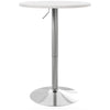 Round Adjustable Bar Table with Swivel Top