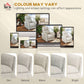 Power Recliner Chair, Dyed Fabric (Like Leathaire) Upholstered Recliner Chair with USB Ports, Footrest, Beige