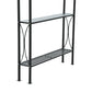 8' x 5' Grill Gazebo Double Tiered Tent Pavilion Grill Canopy Garden Sun Shade with 2-Tires Shelf