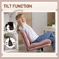 Armless Office Chair, Criss Cross Chair with Adjustable Height & Tilt Function for Home Office, Study, Pink
