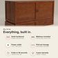 Olivia Murphy Cabinet Bed With Mattress