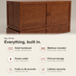 Olivia Murphy Cabinet Bed With Mattress