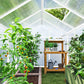 6' x 10' x 6.4' Walk-in Garden Greenhouse Polycarbonate Panels Plants Flower Growth Shed Cold Frame Outdoor Portable Warm House Aluminum Frame, Silver