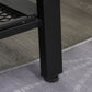 Industrial TV Stand, TV Console Table for TV up to 45'' Flat Screen, Entertainment Center for Living Room, Bedroom, Rustic Brown