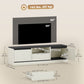 TV Stand for 55-60 Inch TV, Entertainment Center w/ Cabinets, Shelf, Drawer and Cable Management for Living Room, White