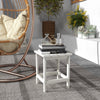 Side Table, Square Patio End Table, Weather Resistant 15