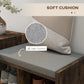 Upholstered Shoe Storage Bench, Hallway Shoe Storage with Seat, Drawer, 3 Open Shelves for Entryway, Rustic Brown