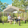 8' x 8' Beige A-Frame Pop-Up Canopy Tent