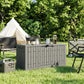 120 Gallon Resin Deck Box, Lockable Outdoor Storage Box, Splash-Resistant & UV Resistant Patio Storage Container