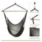 Portable Hammock Chair, Hanging Woven Hammock Swing Chair Sleeping Bed for Outdoor Garden Yard Camping, Orange